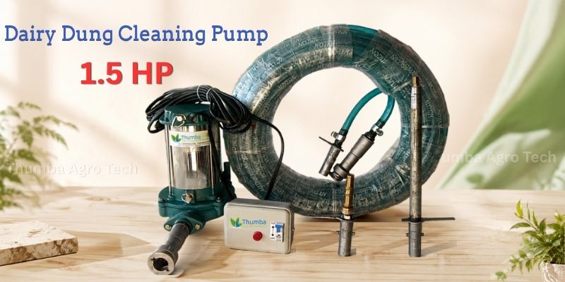 Dairy Dung Cleaning Pump Kit 1.5 HP