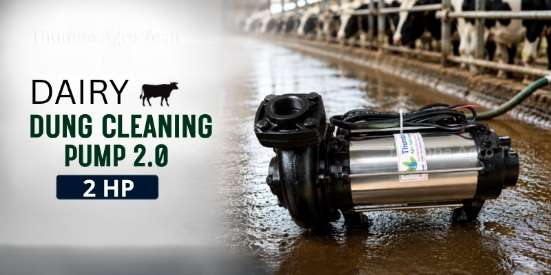 Dairy Dung Cleaning Pump 2HP