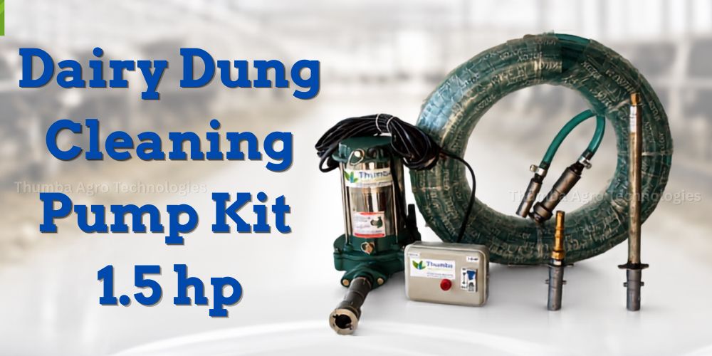 Thumba 1.5 HP dairy dung cleaning pump kit air freighted to a 20-animal dairy farm in Nairobi, Kenya