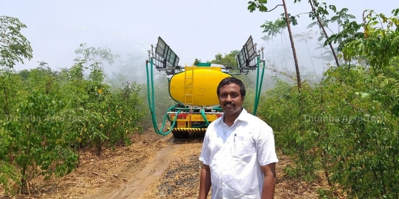 Mobile Sprinkler on Lorry Tanker