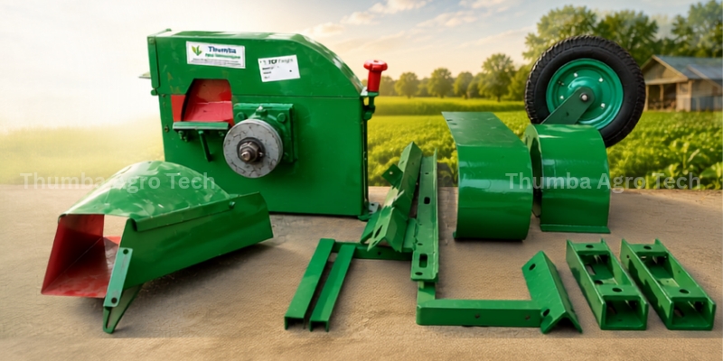 Power tiller chaff cutter components and spare parts