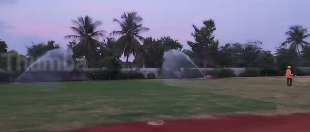 Thumba RainGun sports ground irrigation project
