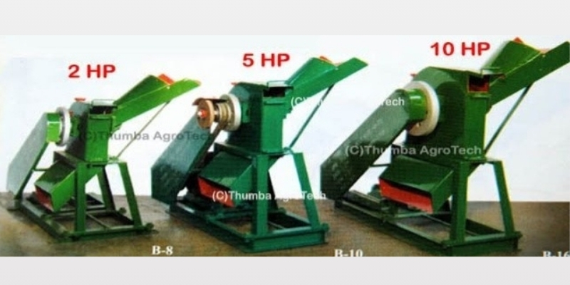 Chaff Cutter Cum Pulverizer — 2HP, 5HP, 10HP